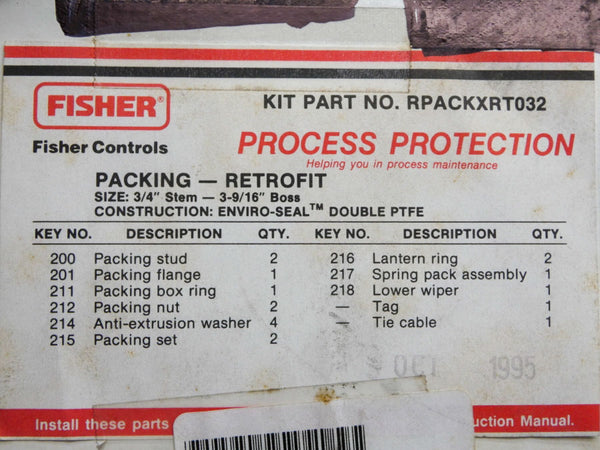 FISHER RPACKXRT032 NSMP