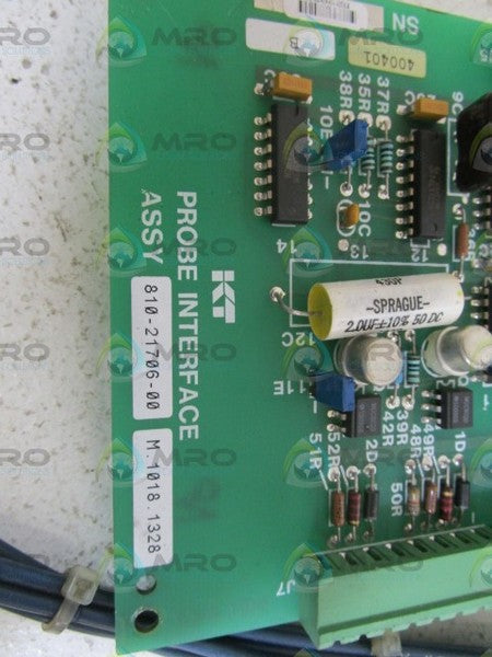 KT PROBE INTERFACE BOARD 810-21706-00 UNMP