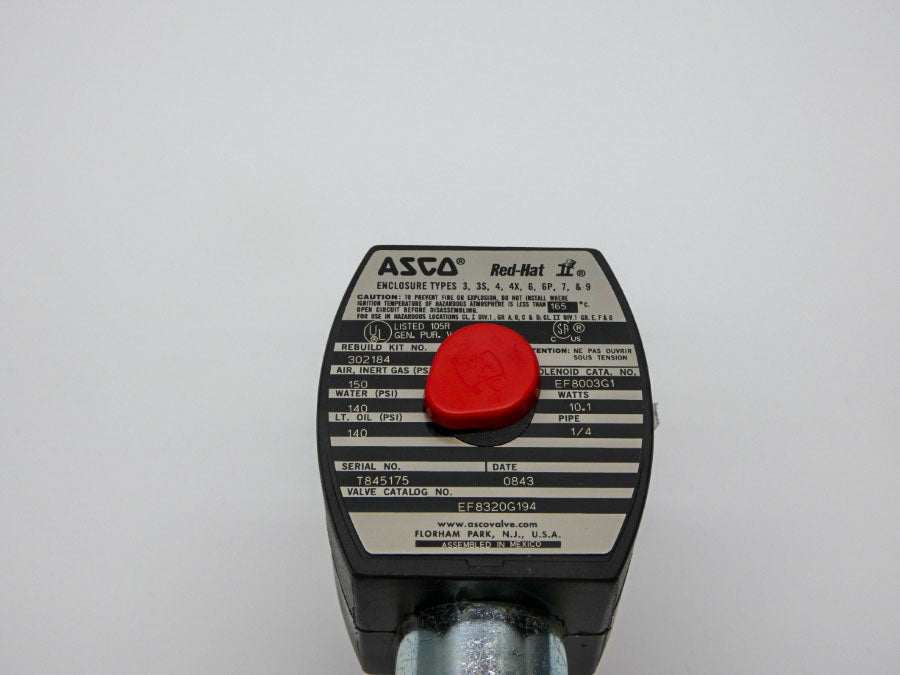 ASCO EF8320G194 110/120V 140-150PSI 1/4" NSNP