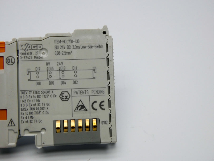WAGO 750-436 8DI 24VDC NSMP