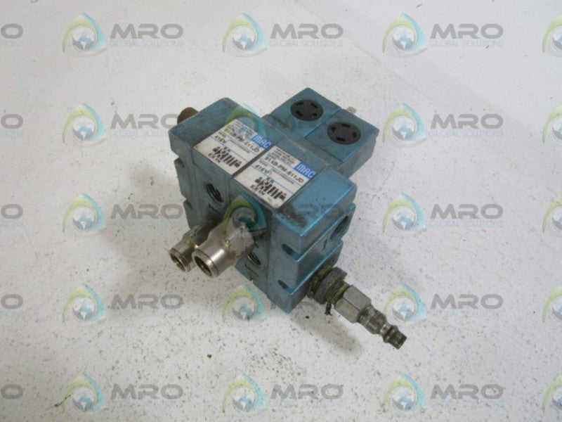 MAC VALVE (2) 914B-PM-611JD W/ PME-611JD UNMP