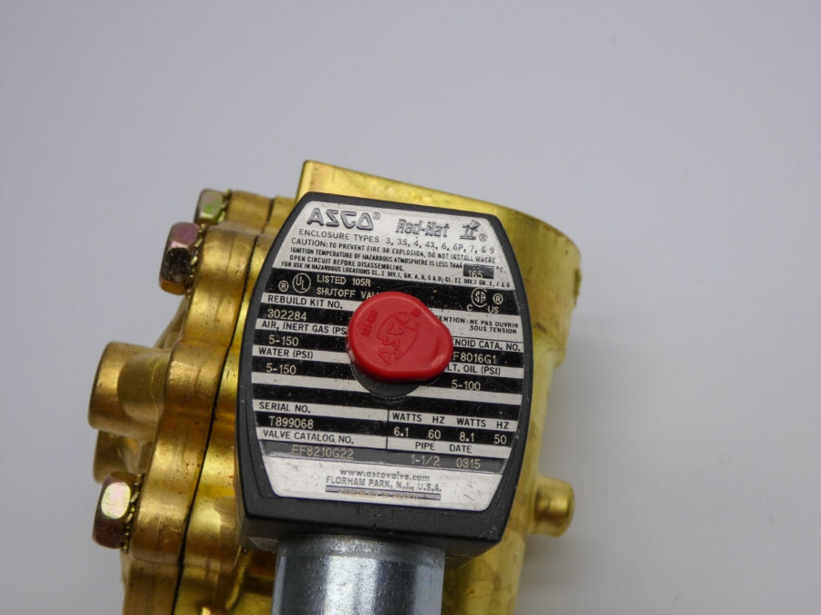 ASCO EF8210G22 110/120V 5-150PSI 1-1/2" NSNP