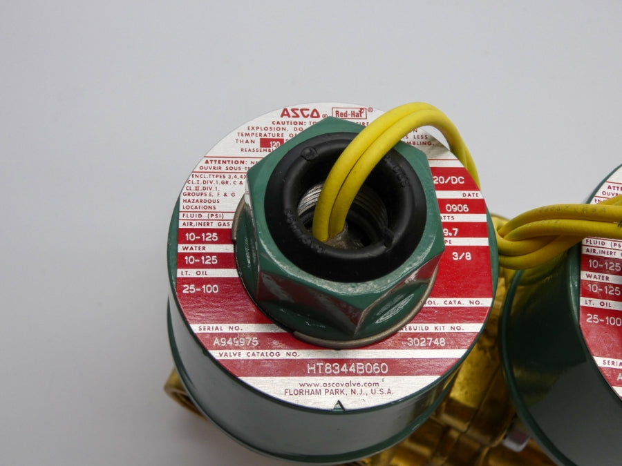 ASCO HT8344B060 120VDC 10-125PSI 3/8" NSNP