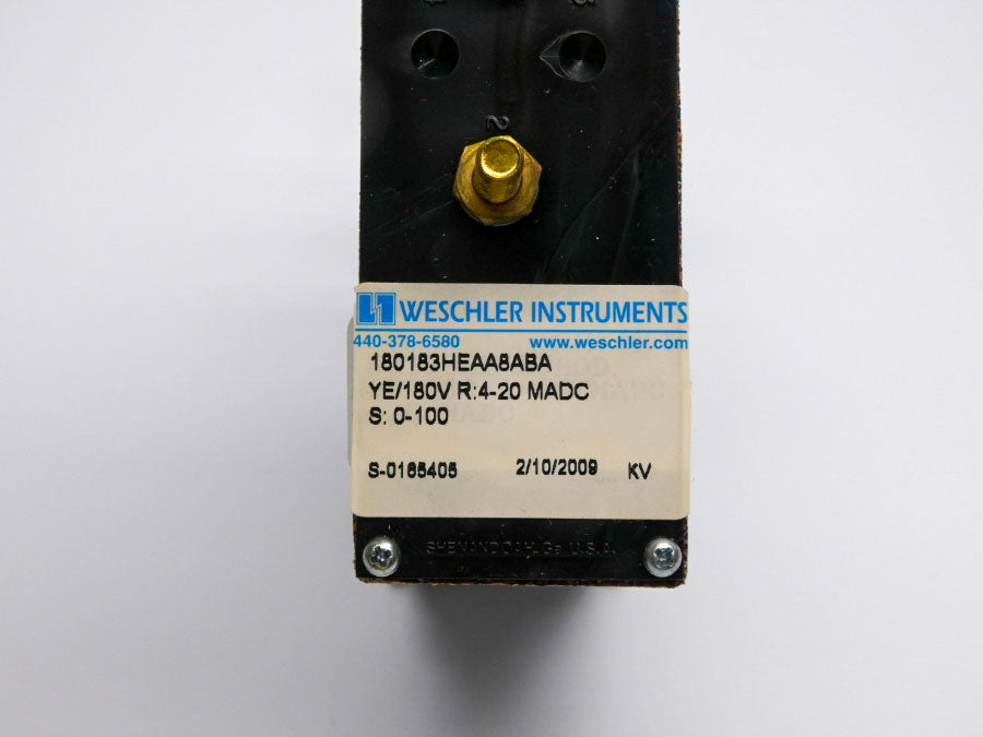 WESCHLER INSTRUMENTS 180183HEAA8ABA 180V NSMP
