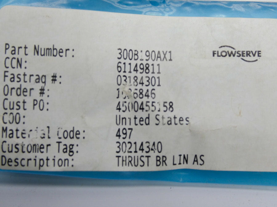 FLOWSERVE 300B190AX1 NSNP