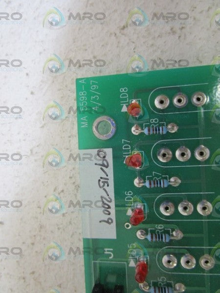 FWC MA5598-A RELAY BOARD  UNMP