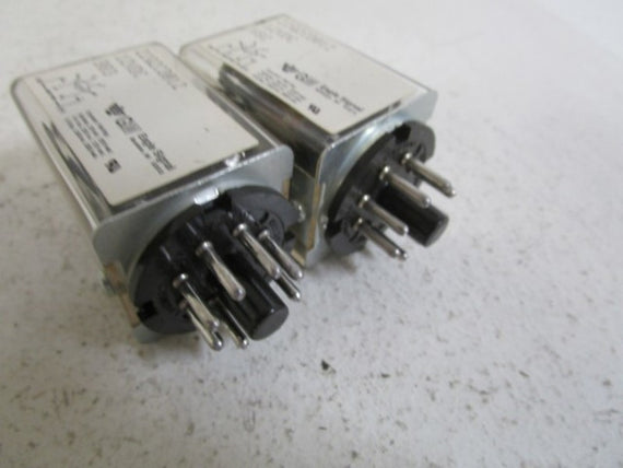 LOT OF 2 EAGLE SIGNAL RELAY 12VDC  22Q2CD012 UNMP