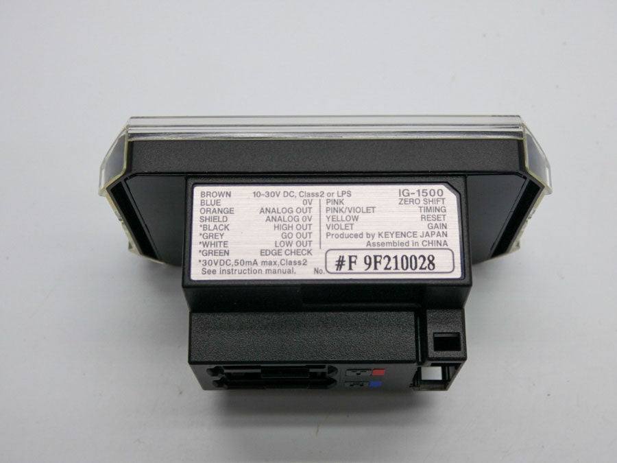 KEYENCE IG-1500 10-30VDC NSMP