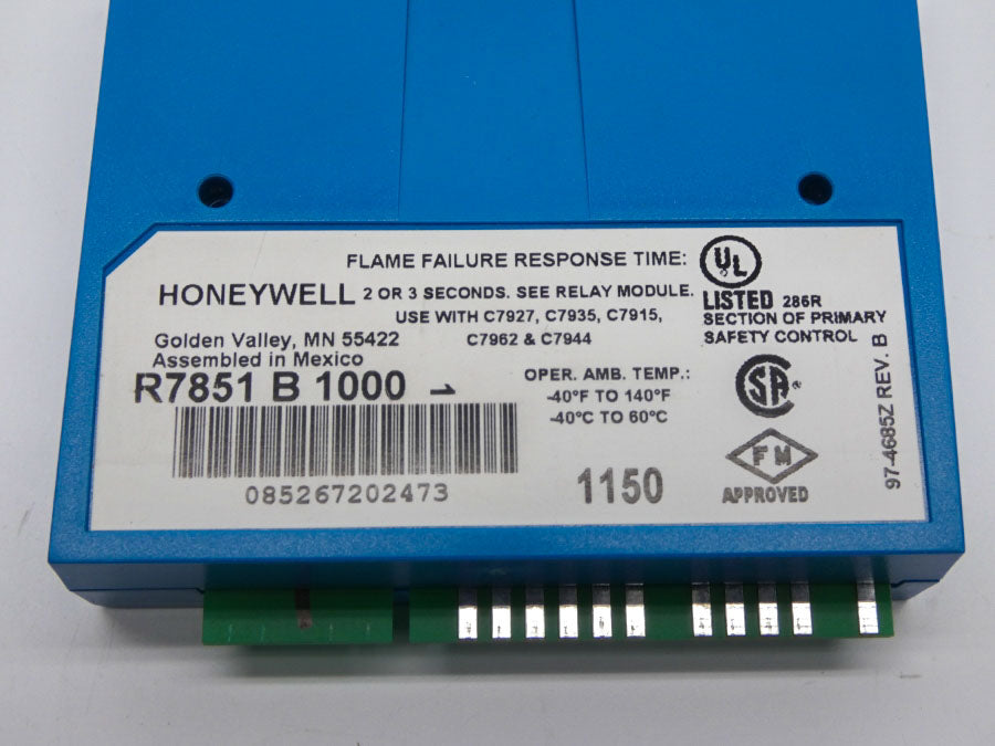 HONEYWELL R7851B1000 1.25VDC 2-3S UNMP