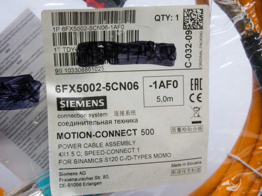SIEMENS 6FX5002-5CN06-1AF0 (5.0M ) NSMP