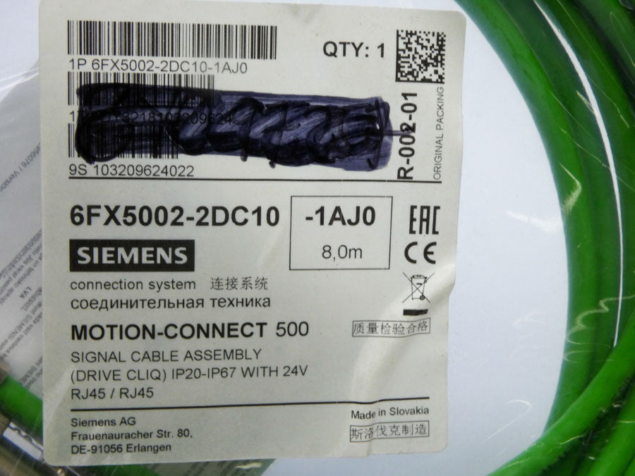 SIEMENS 6FX5002-2DC10-1AJ0 24V (8.0M) NSMP
