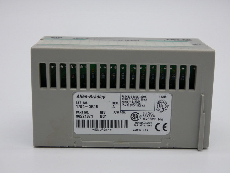 INDUSTRIAL SPARE PART 1794-OB16 SER. A REV. B01 10-31.2VDC NSMP