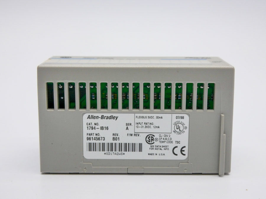 INDUSTRIAL SPARE PART 1794-IB16 SER. A REV. B01 10-31.2VDC NSMP