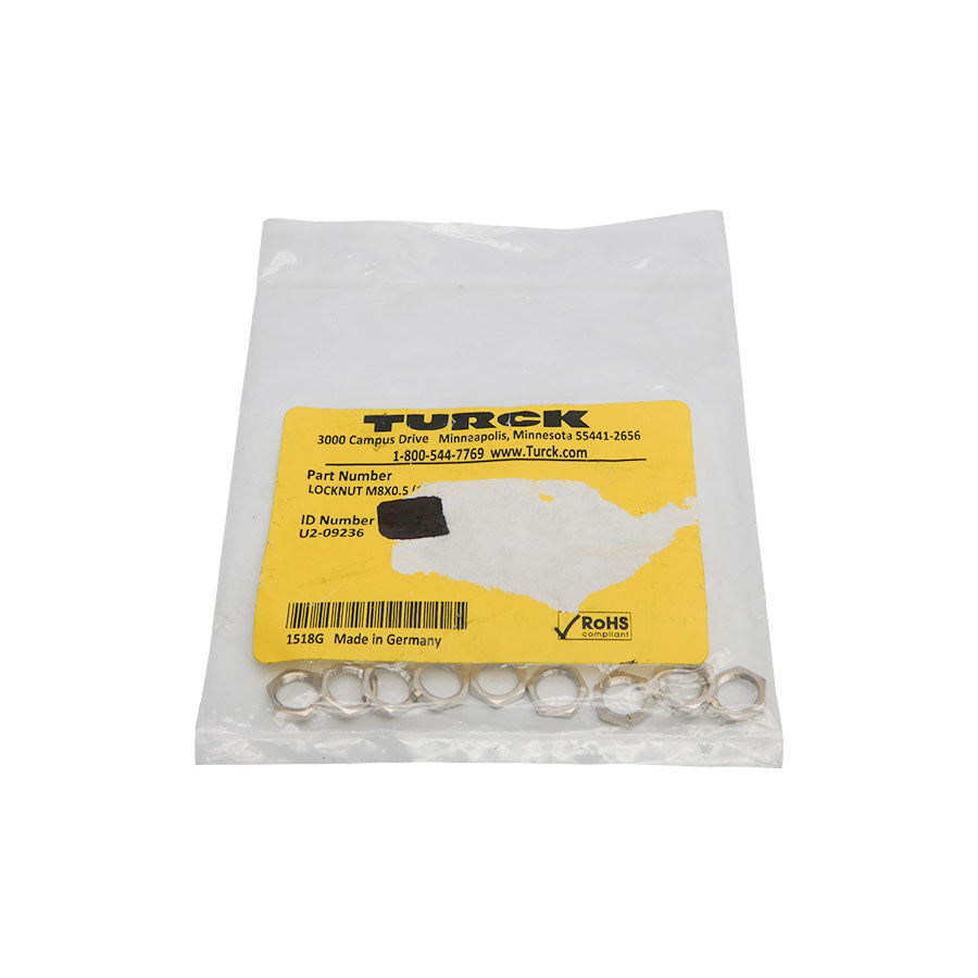TURCK LOCKNUTM8X0.5 U2-09236 (PKG OF 10) NSMP