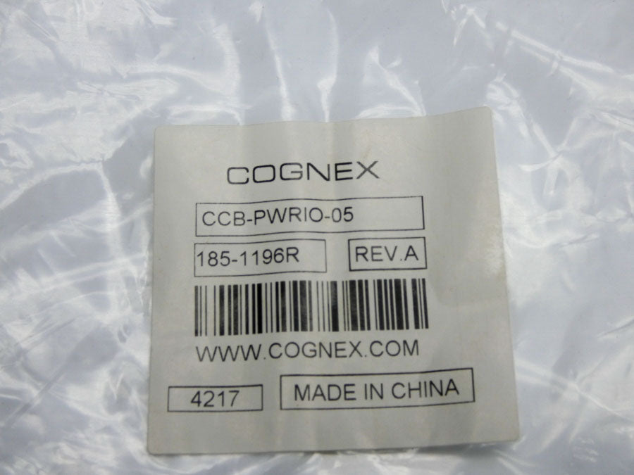 COGNEX CCB-PWRIO-05 1851196R REV. A NSMP