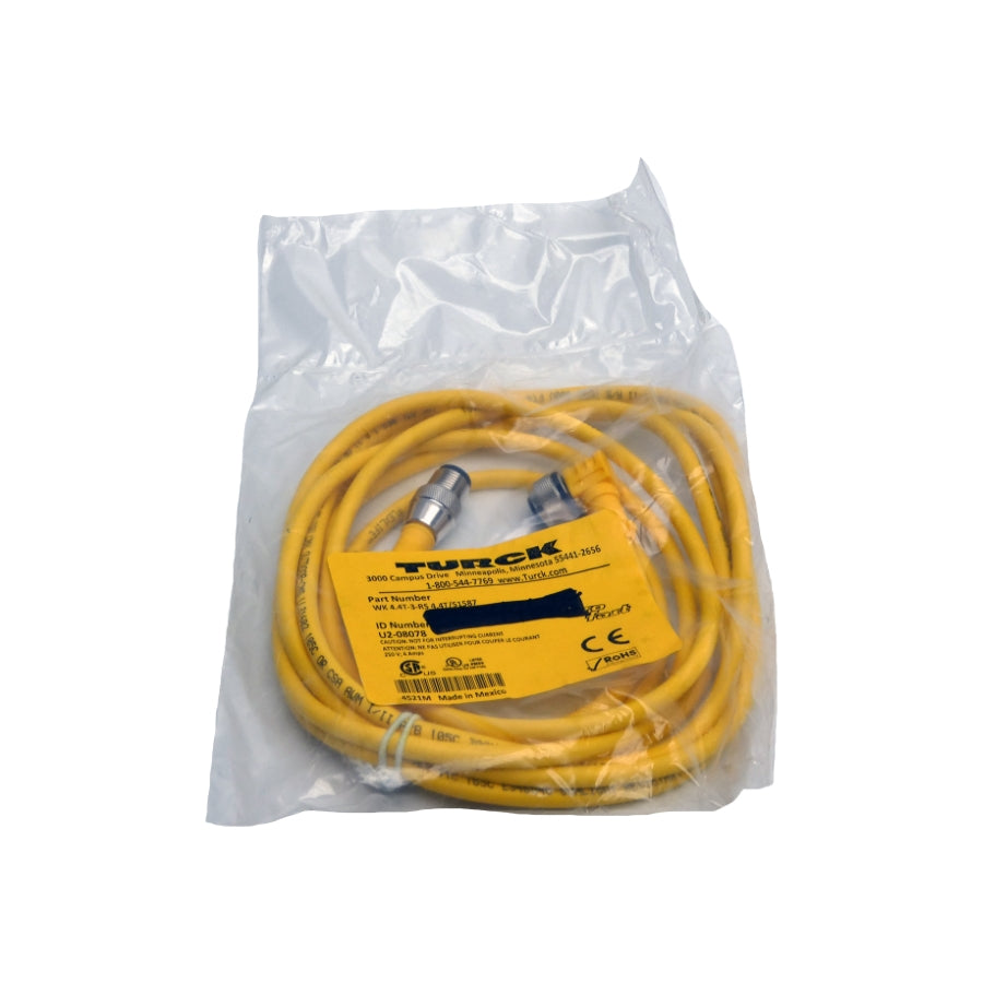 TURCK WK4.4T-3-RS4.4T/S1587 U2-08078 250V 4A NSMP