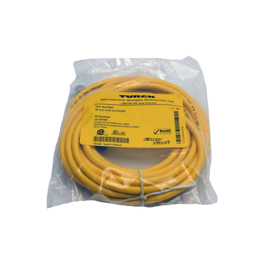 TURCK RK4.4T-5-RS4.4T/S1587 U2-04789 250V 4A NSMP