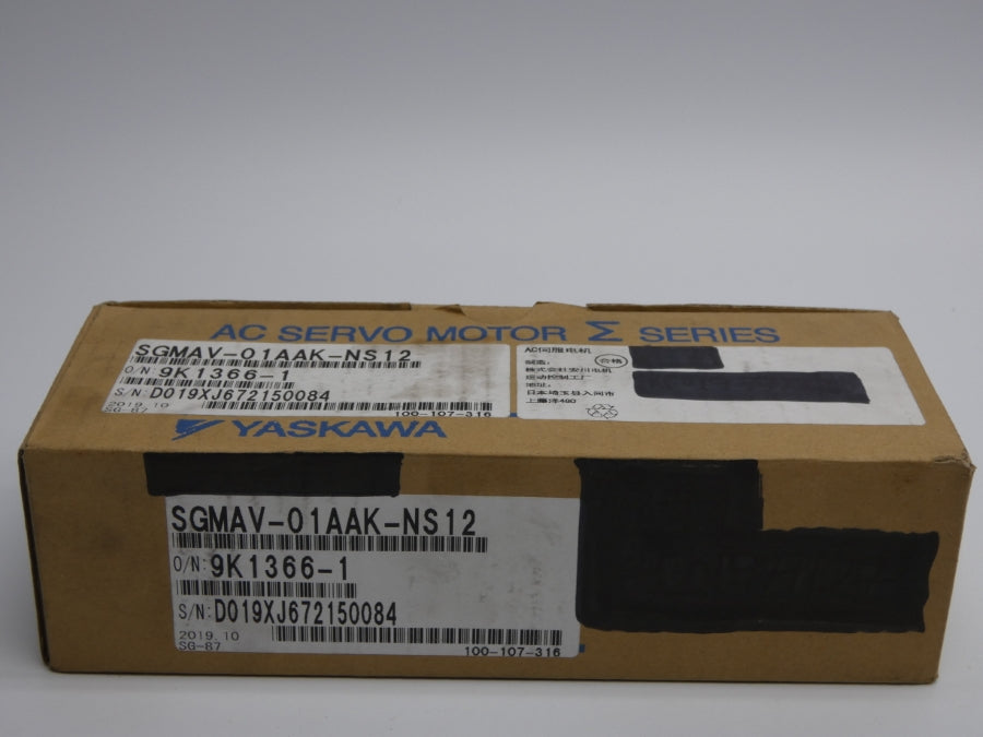 YASKAWA SGMAV-01AAK-NS12 200V 0.89A (AS IS) NSMP