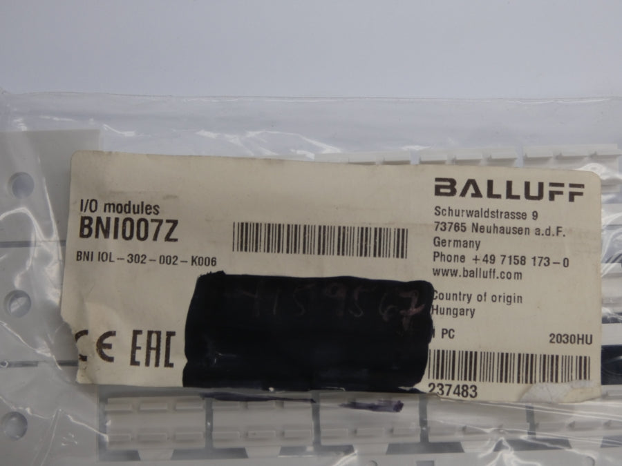 BALLUFF BNII0L-302-002-K006 BNI007Z NSMP
