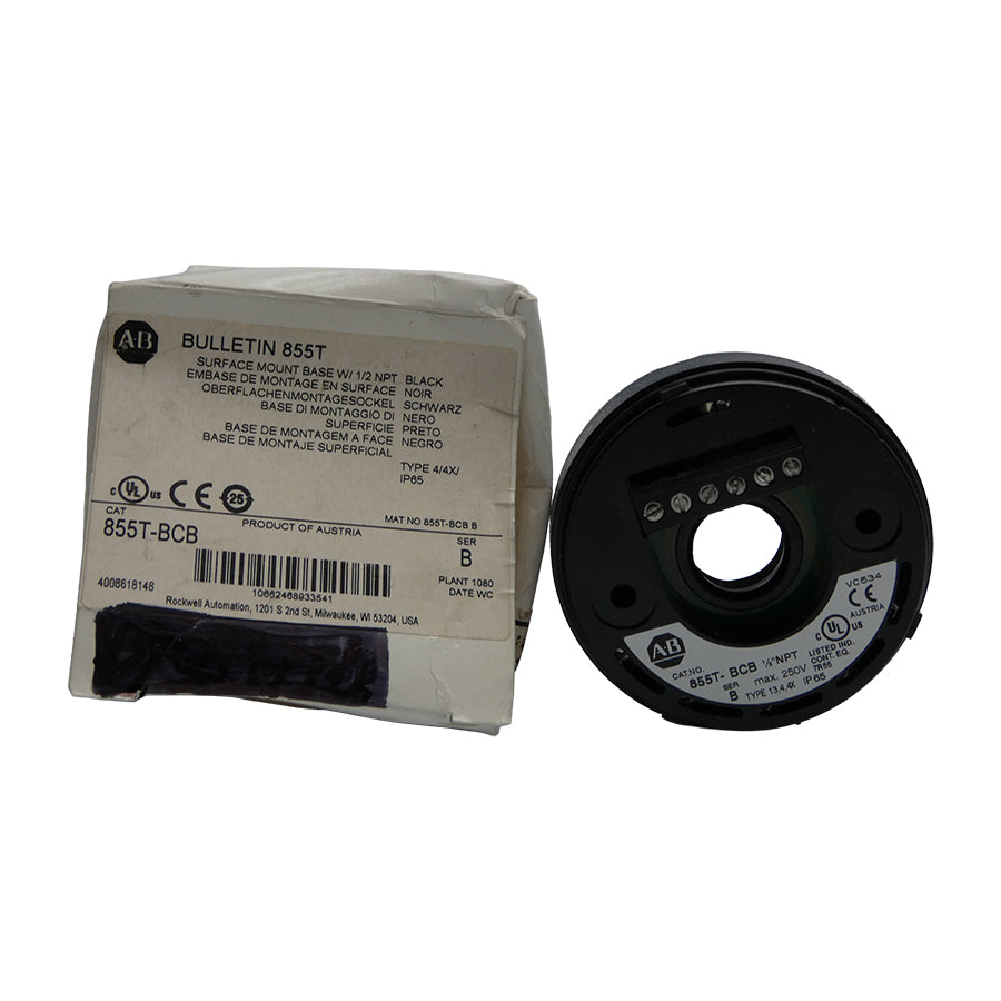 INDUSTRIAL SPARE PART 855T-BCB SER. B 250V 1/2" (WH) NSMP