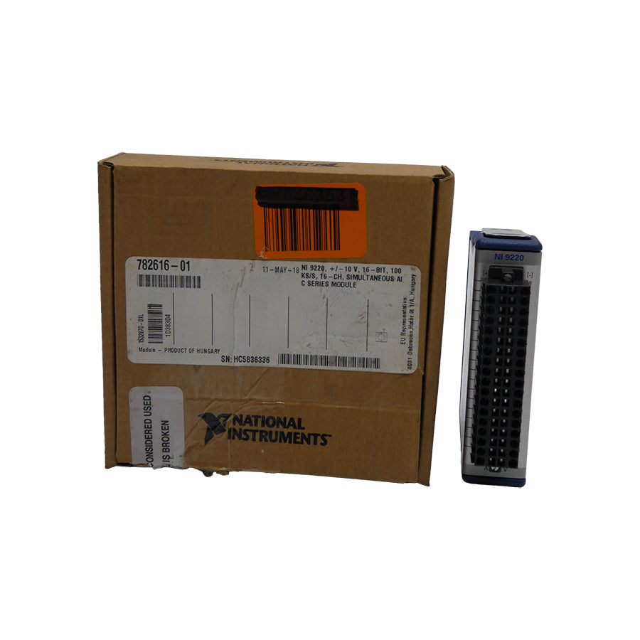 NATIONAL INSTRUMENTS NI9220 782616-01 10V NSMP