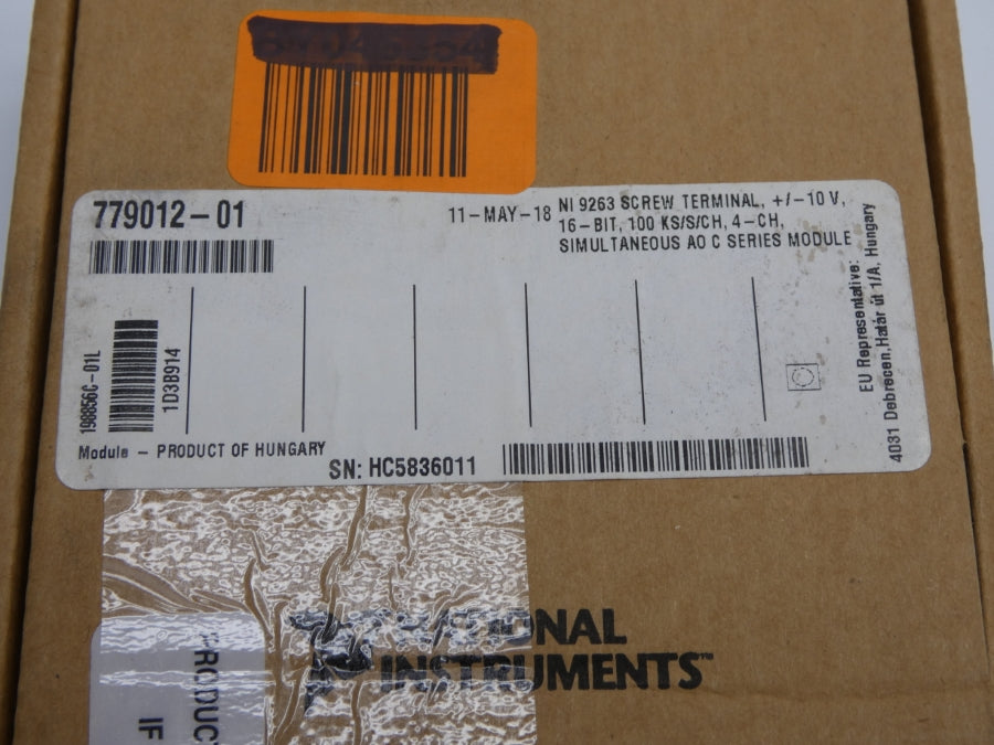 NATIONAL INSTRUMENTS NI9263 779012-01 10V NSFS