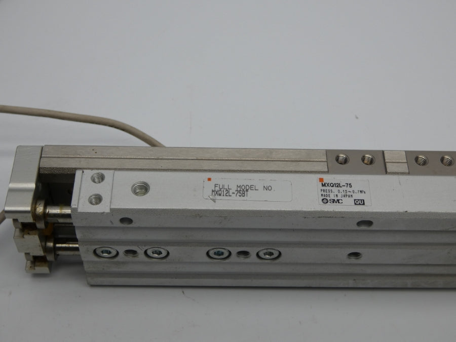 SMC MXQ12L-75BT (AS IS) NSNP