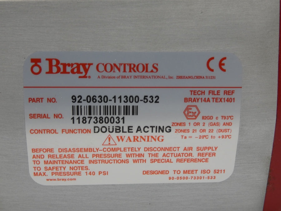 BRAY CONTROLS 92-0630-11300-532 140PSI NSMP
