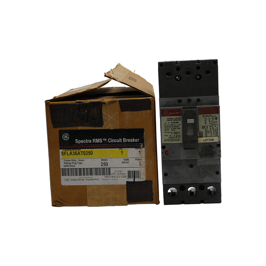 GENERAL ELECTRIC SFLA36AT0250 600VAC 250A NSMP