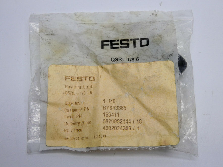 FESTO QSRL-1/8-6 153411 NSMP