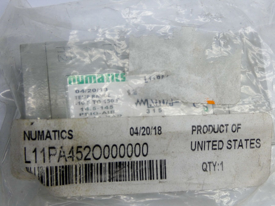 NUMATICS L11PA452O000000 14.5-145PSI NSMP