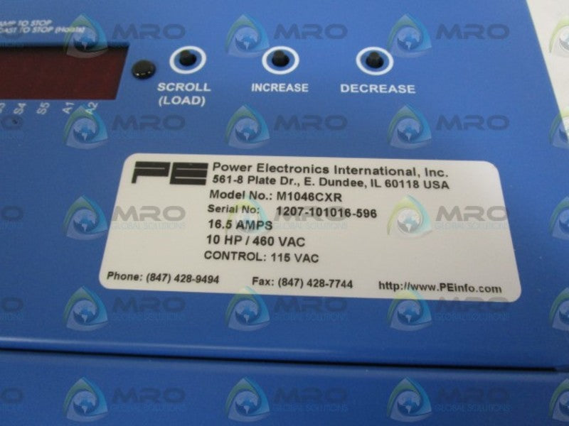 POWER ELECTRONICS MOTOR DRIVE M1046CXR NSMP