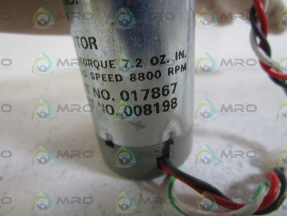 TRANSCOIL D.C. SERVO MOTOR  1081-116 NSNP