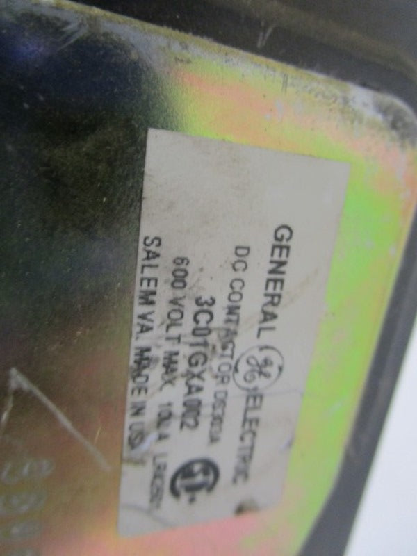 GENERAL ELECTRIC DC CONTACTOR DS303A-3C01GXA002 NSNP