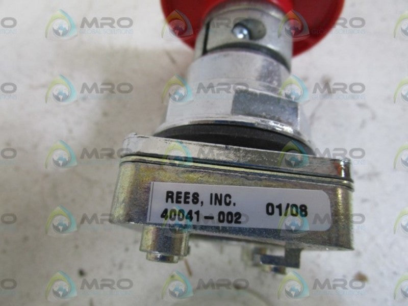 REES MUSHROOM PUSHBUTTON 40041-002 NSMP