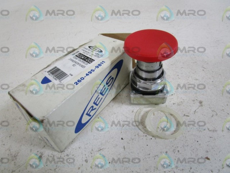 REES MUSHROOM PUSHBUTTON 40041-002 NSMP