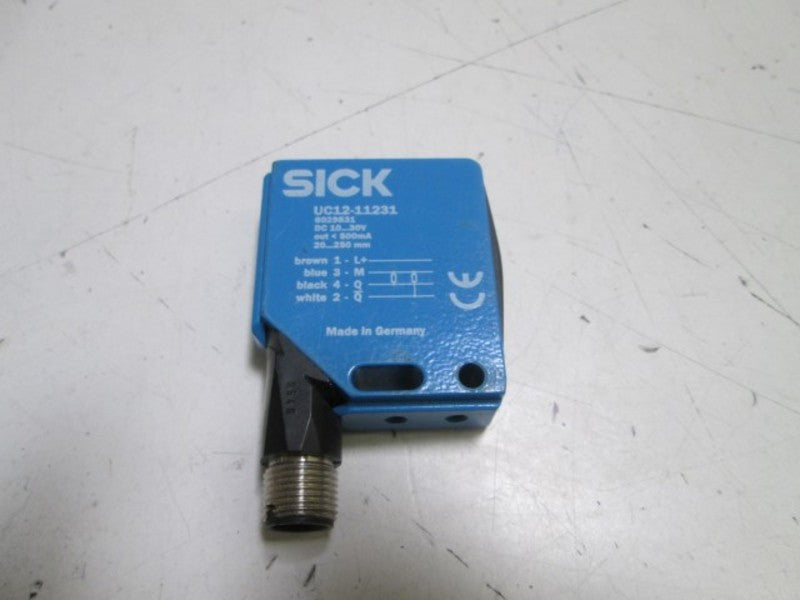 SICK ULTRASONIC UC12-11231 OPTIC SENSOR UNMP