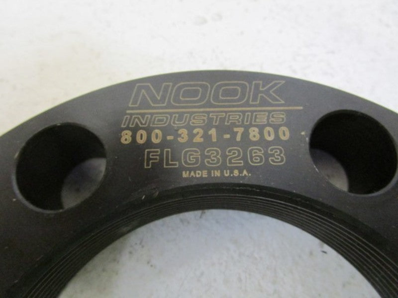 NOOK INDUSTRIES BLACK OXIDE CARBON STEEL FLANGE FLG3263 NSNP