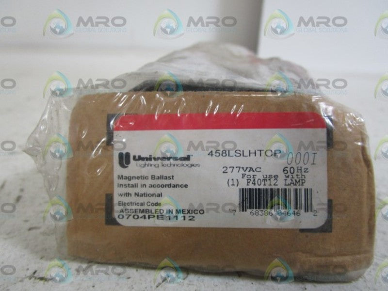 UNIVERSAL MAGNETIC BALLAST 277V 458LSLHTCP000I ORIGINAL PACKAGE