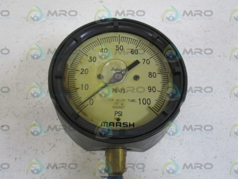 MARSH GAUGE 0-100PSI P0148P NSMP