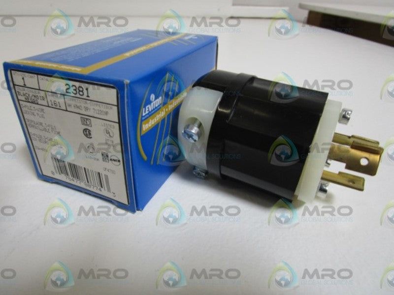 LOT OF 9 LEVITON LOCKING PLUG 2381 NSMP