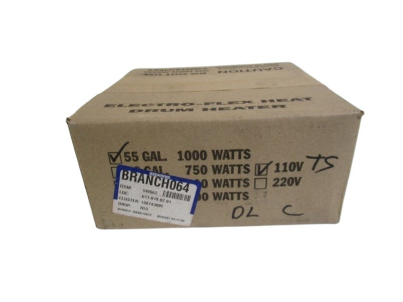 GRAINGER DRUM HEATER 110V 5W662 NSFS