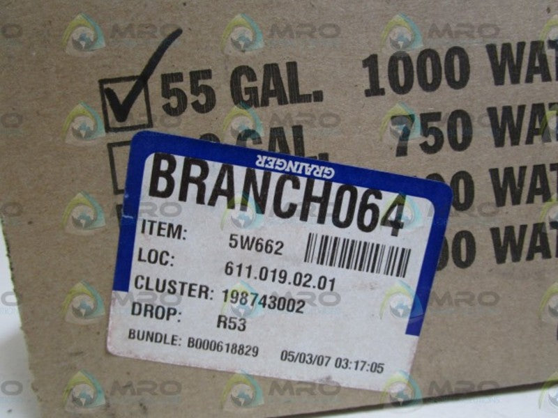 GRAINGER DRUM HEATER 110V 5W662 NSFS