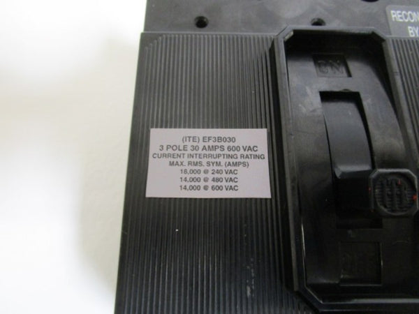 ITE EF3-B030 CIRCUIT BREAKER (REPAIRED) NSNP