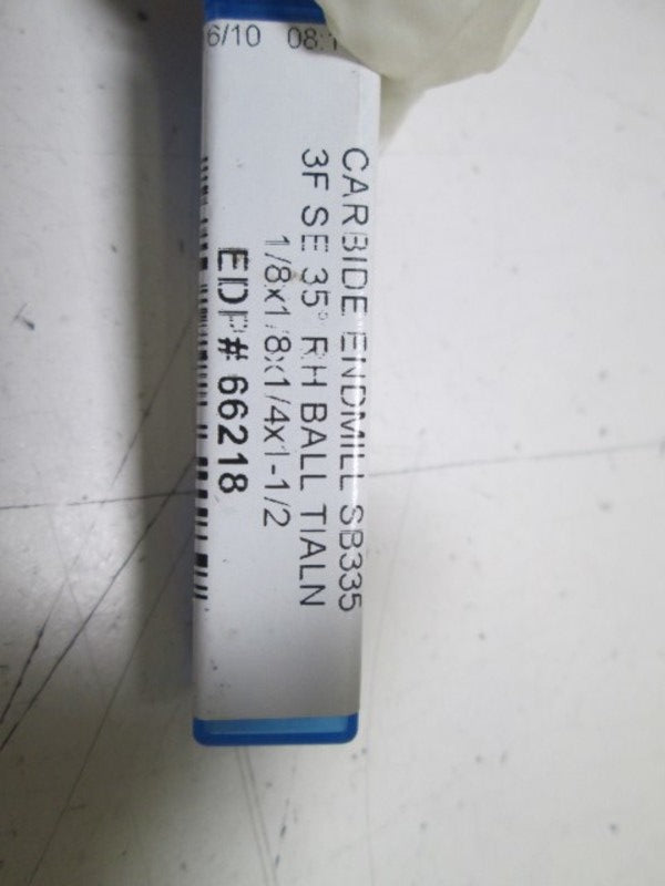 NIAGARA CUTTER CARBIDE ENDMILL 66218 ORIGINAL PACKAGE