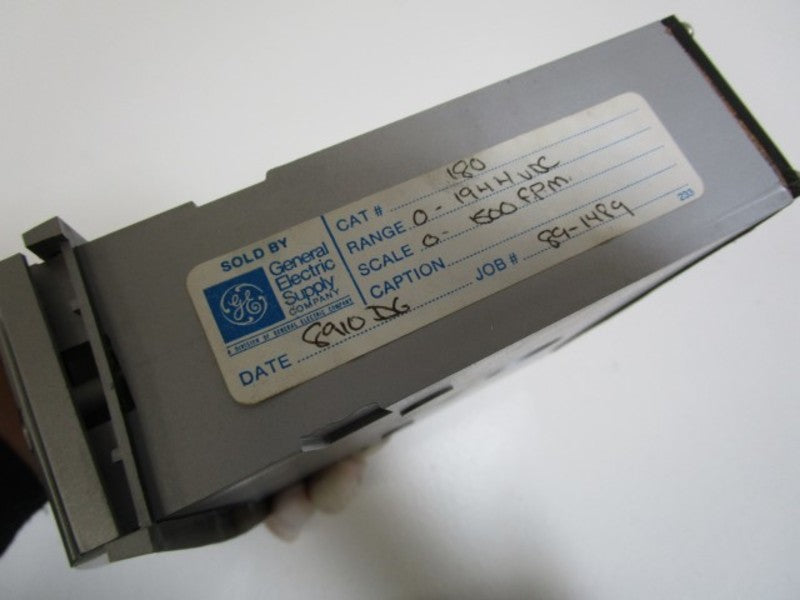 GENERAL ELECTRIC 0-1500FPM PANEL METER 180113FAZZ   NSNP