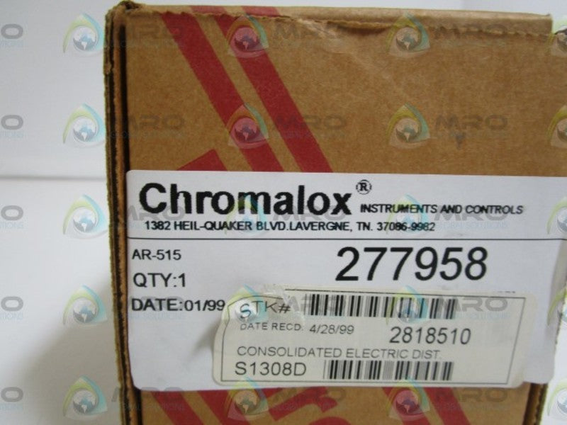 CHROMALOX TEMPERATURE CONTROL 200-550F 277958  NSFS