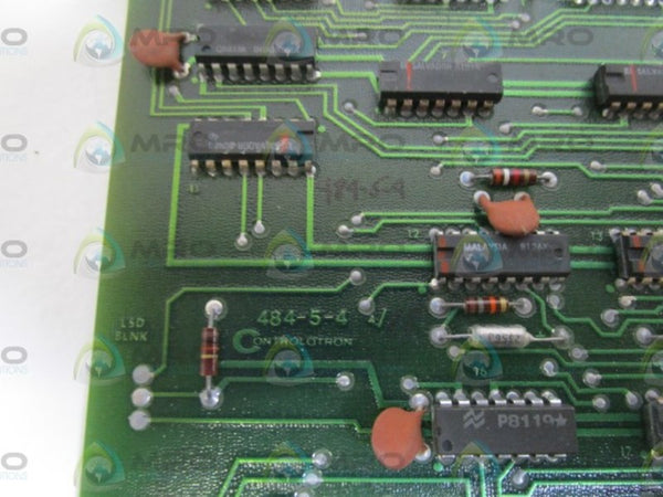 CONTROLOTRON BOARD 484-5-4  UNMP