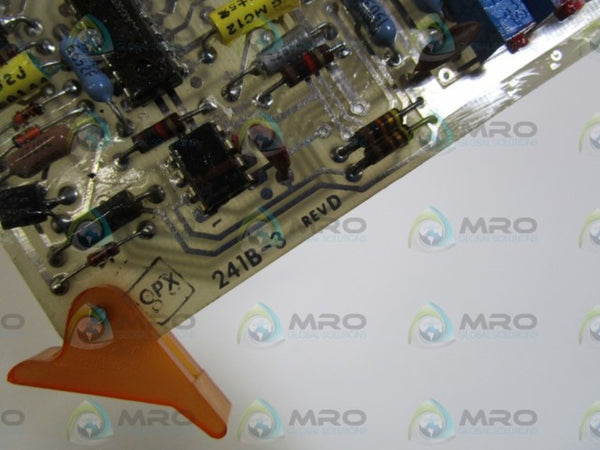 CONTROLOTRON BOARD 241B-3 REV. D  UNMP