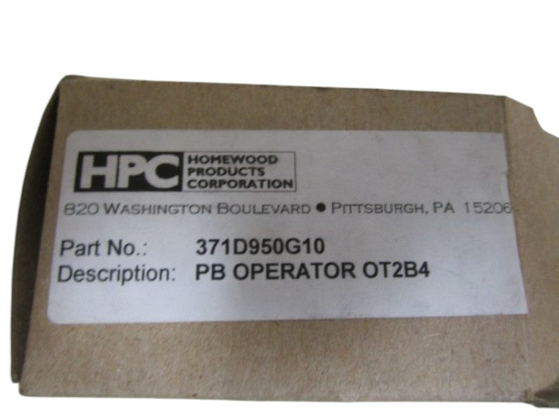 HPC PUSHBUTTON 371D950G10 NSMP